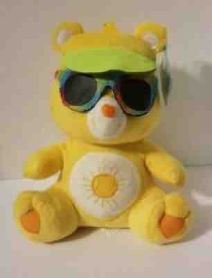 Rare 2013 Care Bear Funshine Bear With Sunglasses With Tag great condition