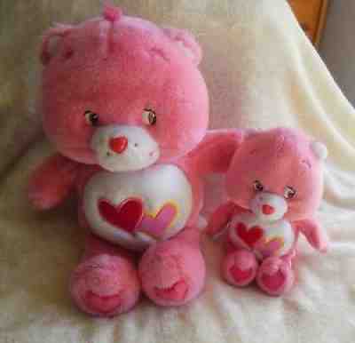 Care Bears Luv-A-Lot 2002 Lot of 2