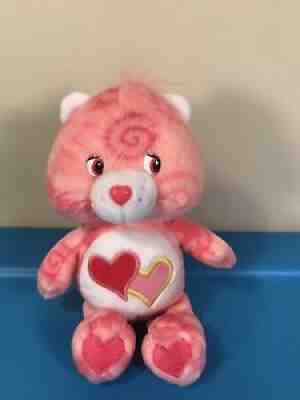 Care Bears 2003 PINK TIE-DYE LOVE-A-LOT BEAR 9