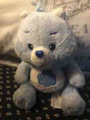 Grumpy Care Bear 8â? Blue In PreOwned Condition Rare Find Collection Very Cute