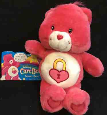 2004 Talking Care Bear Secret Bear Pink Locket 12â?