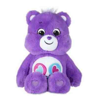 Care Bears SHARE BEAR Purple 14-inch Large Huggable Plush Toy Collectible