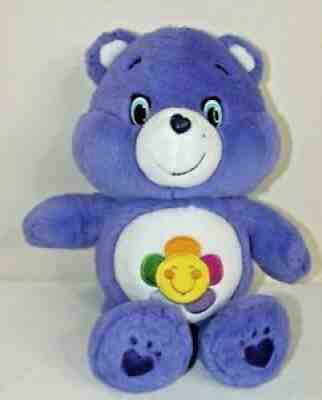 Care Bear Plush 2015 - Purple Harmony - Flower Smile Rainbow 13â? Stuffed Animal