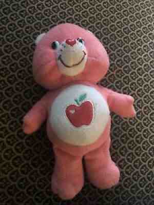 Smart heart Bear 9â? Pink Apple In PreOwned Condition Collection Care Bear
