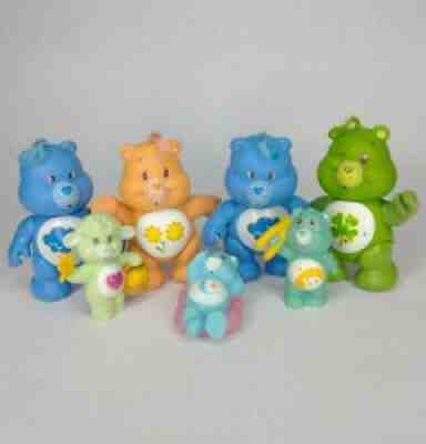 Care Bears Toys Vintage 1983 Lot Of 7