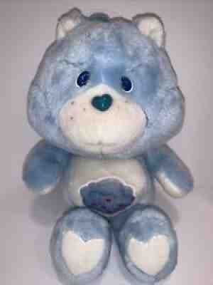 13â? Vintage 1983 Grumpy Care Bear Blue Carebear Plush Stuffed Animal Kenner Toy