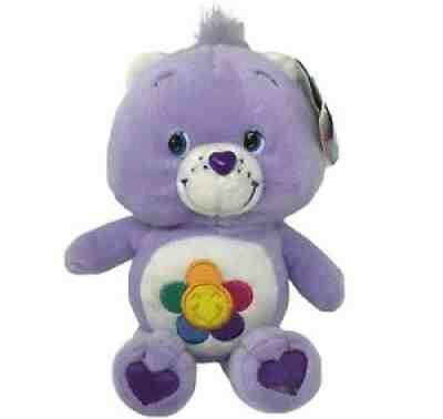 2002 CARE BEARS Collectors Edition HARMONY BEAR Plush Toy Stuffed Animal Beanbag