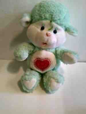Vtg Original Kenner Gentle Heart Lamb Care Bear Cousin Plush Toy - Sheep - 14 in