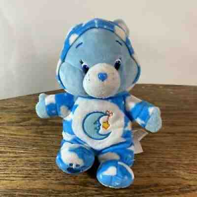 Care Bear Plush Bedtime Bear White Cloud Hooded Pajamas Blue Moon baby boy gift