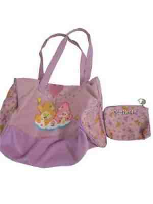 2005 Care Bears Duffle Bag with Accessory Bag Kids 15X9