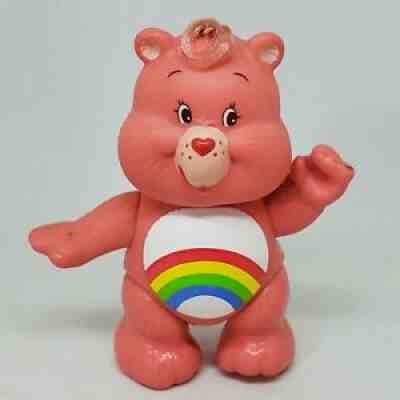 Vintage Care Bears Poseable Figure Cheer Bear 1983 Kenner Rainbow