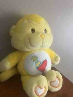 Care Bear Cousins Playful Heart Monkey Plush Stuffed Animal Toy 2004 Yellow 13â?