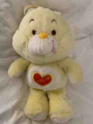 rare vintage 80s UK only i love you care bear w/freckles