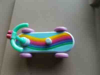 Care Bear Play set REPLACEMENT RAINBOW SCOOTER SKATE BOARD RIDE AROUND FUN