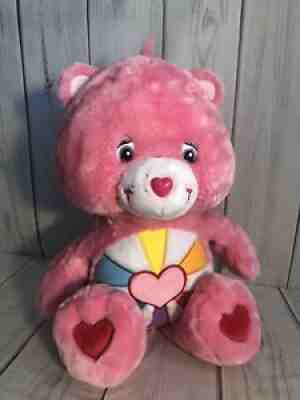 Huge Vintage Care Bear Hopeful Heart Plush 27â? #SR29105 2005 Spotless Excellent!