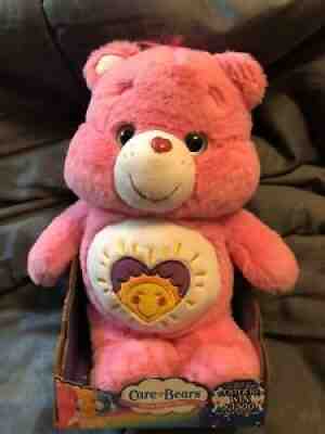Care Bears 13â? Cuddly Plush New NIB Smoke/Pet Free Home Pink Shine Bright Bear