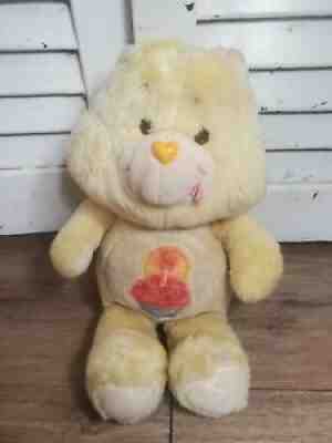 1983 Vintage Yellow Care Bear Happy Birthday 14