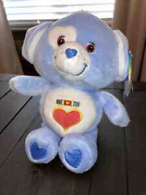 Care Bears Cousins Loyal Heart Dog plush beanie brand new With Tags 2003