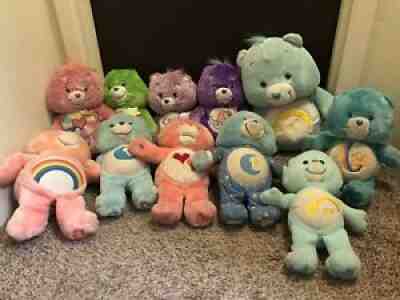 Care Bears Vintage 2000s Assorted Bears Lot (11 Care Bears)