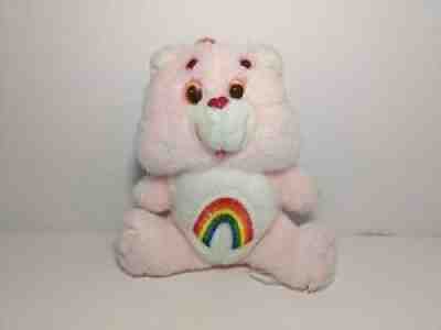 Vintage Original 1983 Care Bears Cheer Bear Kenner Rainbow Plush Stuffed Mini 7