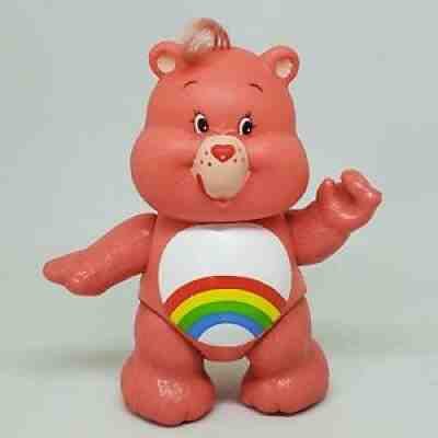Vintage Care Bears Poseable Figure Cheer Bear 1983 Kenner Rainbow