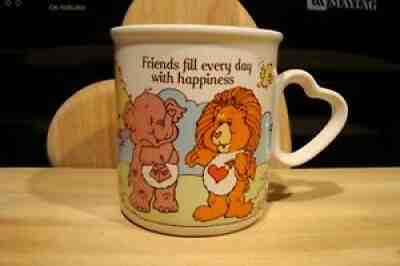 Care Bears Cousins Friends Lion Elephant Bunny Heart Handle Mug Cup