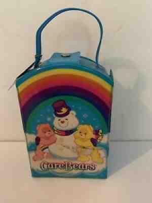 Care Bear Carlton Cards Christmas Ornaments in Vinyl Carrying Case New W Tags