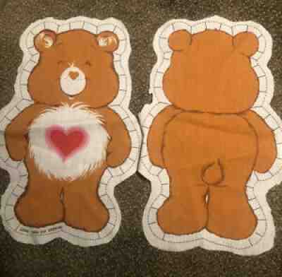Vintage "TENDERHEART BEAR" Care Bear Pillow Doll 1980's - READY TO COMPLETE!