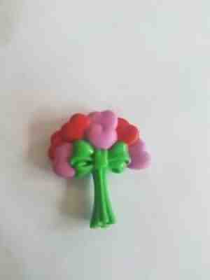 Bouquet of Hearts for Love A Lot Bear (Vintage Poseable Care bear)