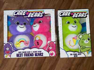 2021 Care Bears Exclusive Lot NEW Do Your Best Bear and Best Friend Bear 2pk!