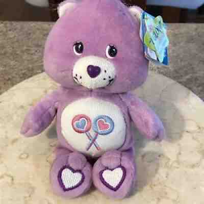 Care Bears 8â? Purple Bedtime Bear Special Edition Lil Glows Series 6 Plush #6