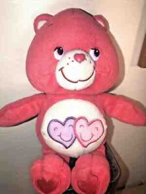 ALWAYS THERE BEAR Care Bear 10â? 2006 Hearts Pink PreOwned Rare Find SR26506