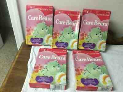 5 Boxes Of 1995 Valentines From Care Bears With 34 Cards For Kids