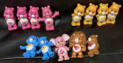 Care Bears - Lot of 11 Mini Figurines - Just Play - Toys Party Favors Cake Top