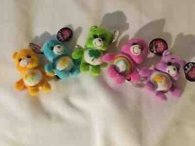 Care Bears Little Surprise! Pets Plush Lot x5 3.5" Hollar Online Exclusive