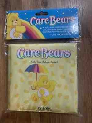 NEW Care Bears Bath Time Bubble Book Soft Plastic Kids Baby Toy Book â??colorsâ?
