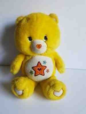 Care Bear Superstar Bear 13 Inch Plush Stuffed Toy 2006 TCFC