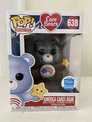 Care Bears FUNKO Exclusive Pop Limited Edition 4th Of July Glitter Bear