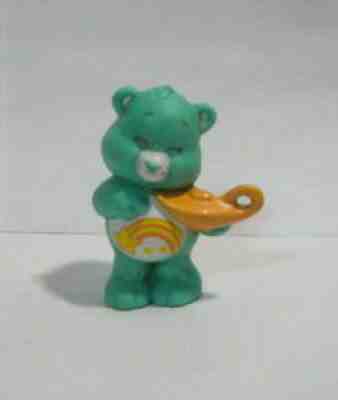 CARE BEARS VINTAGE PVC FIGURE WISH BEAR WITH MAGIC LAMP