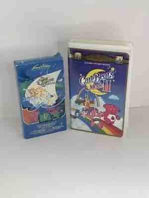 Care Bears Movie 1 & 2: A New Generation VHS 1985 1986, Clam Shell