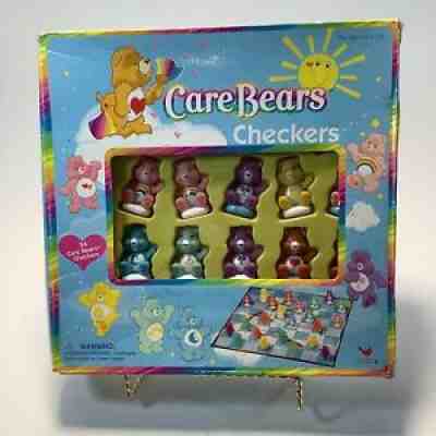 Care Bears Checkers Game Set of 25 PVC Plastic Figurines Board game 2003