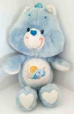 Vintage UK Sea Friend Blue Care Bear 1983 Plush Bear Teddy 13