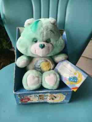 Vintage Care Bears Bedtime Bear Kenner 1983 10 inches Plush