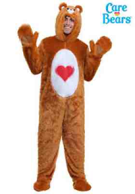 Care Bears Adult Classic Tenderheart Bear Costume 3XL With Mascot Head