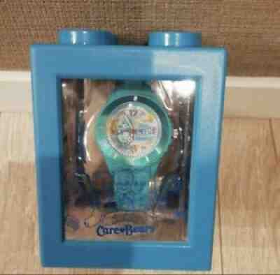 Care Bear Wrist Watch & Coin Bank Blue Japan