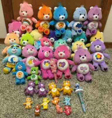 Care Bears & Cousins Plush Figure Lot Of 36 Toys Best Friend Sunshine Bear