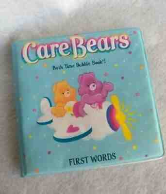 Care Bears Bath Time Bubble Book First Words 2005