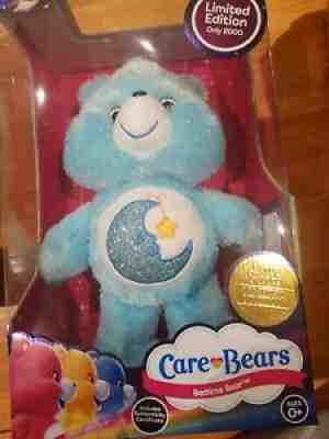 Carebears Bed Time Bears blue number Limited Edition of 2000 only