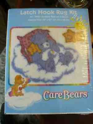 Care Bears Latch Hook Rug Kit 20â?x27â? Craft Bedtime on Cloud New SEALED 39001