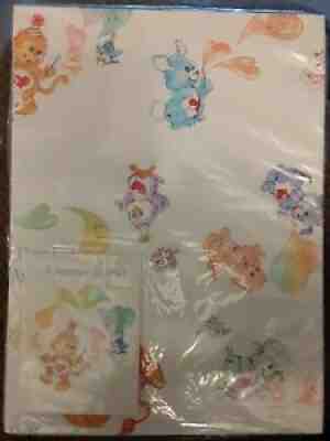 Rare Vintage Care Bear Cousin Wrapping Paper Un-opened